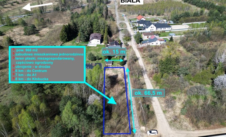 parcel for sale - Częstochowa, Kiedrzyn